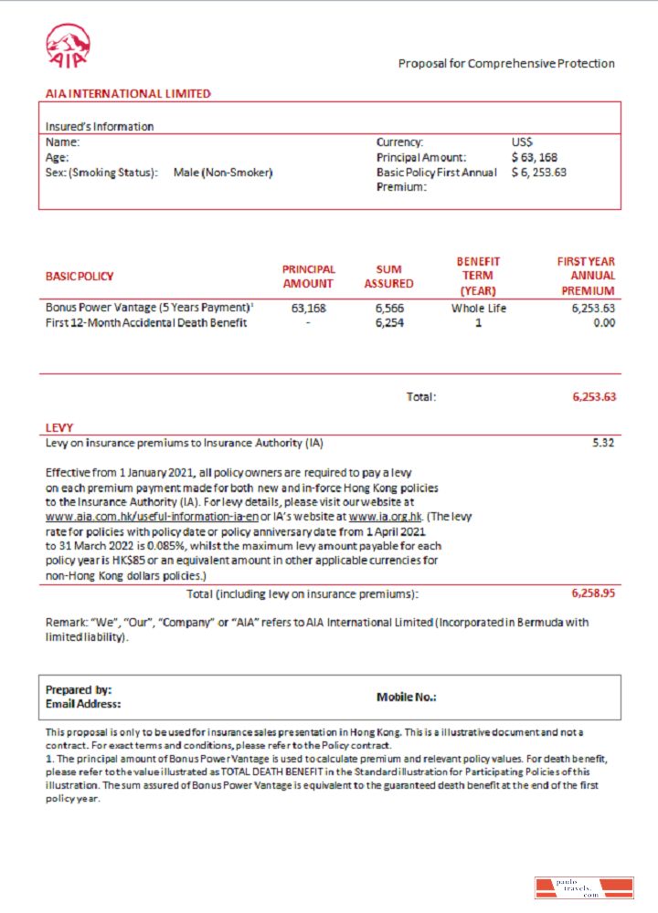 USA AIA invoice PSD template